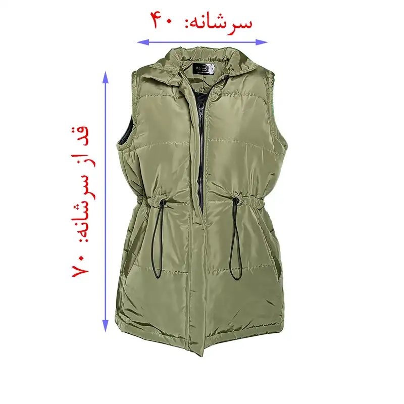 پافر زنانه بی تی مدل Gr65 رنگ سبز