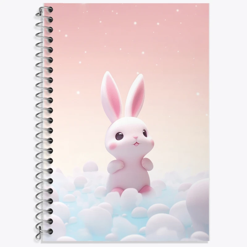 دفتر لغت 50 برگ خندالو طرح خرگوش کیوت کد F2730