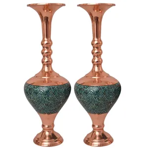 گلدان فیروزه کوبی مدل 5573 بسته 2 عددی