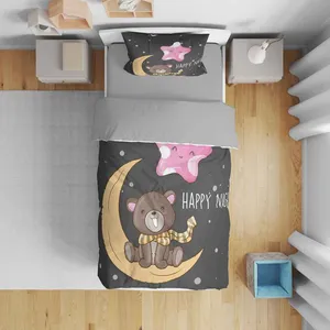 سرویس روتختی نوپه هوم مدل کارتونی T5923 تک نفره 5 تکه