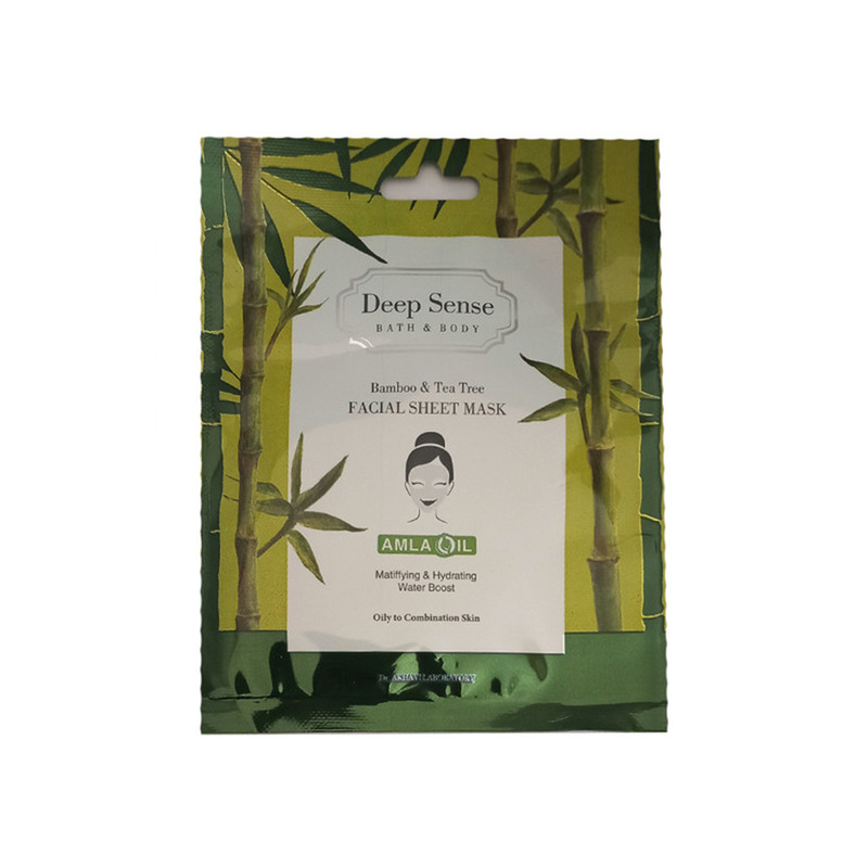 ماسک صورت دیپ سنس مدل بامبو درخت چای حجم 12 میلی لیتر بسته 5 عددی ماسک صورت دیپ سنس مدل بامبو درخت چای حجم 12 میلی لیتر بسته 5 عددی
