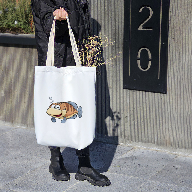 ساک خرید خندالو مدل ماهی کد 6162