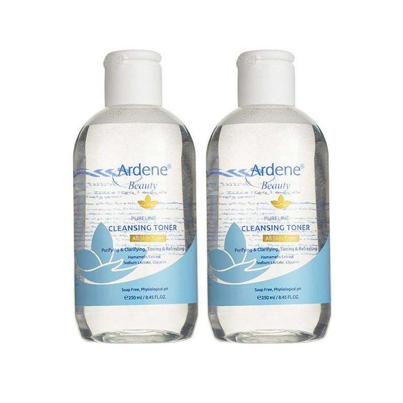 تونر پاک کننده صورت آردن بیوتی مدل Purifying حجم 250 میلی لیتر بسته 2 عددی