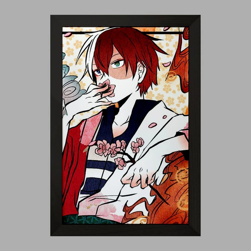 تابلو خندالو مدل شوتو تودوروکی انیمه آکادمی قهرمان من  کد 16168