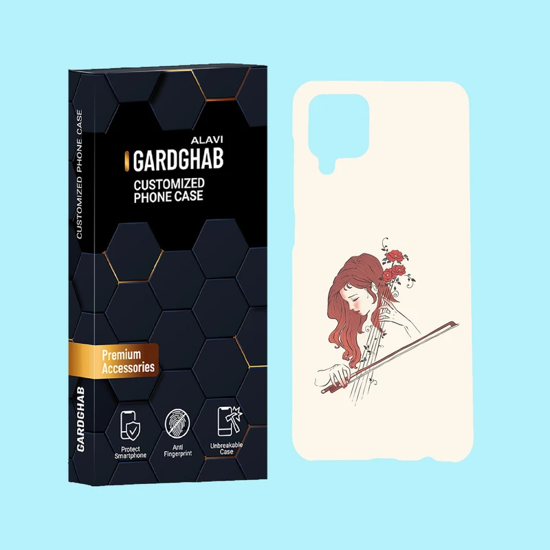 کاور گارد قاب علوی مدل ساز و موزیک مناسب برای گوشی موبایل سامسونگ Galaxy A12