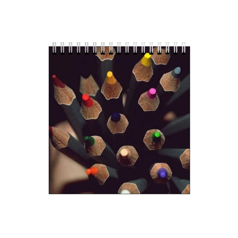 دفتر طراحی طرح مداد رنگی های بلک لایت کد 4224820