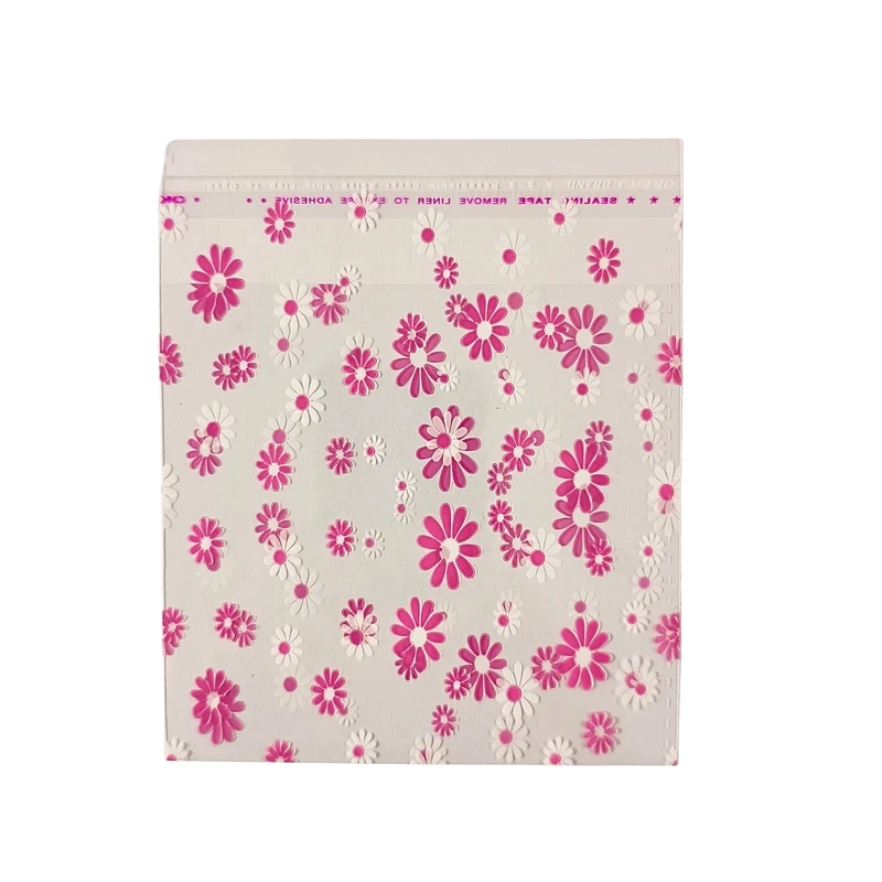 پلاستیک بسته بندی مدل 10×10طرح بابونه بسته 50 عددی