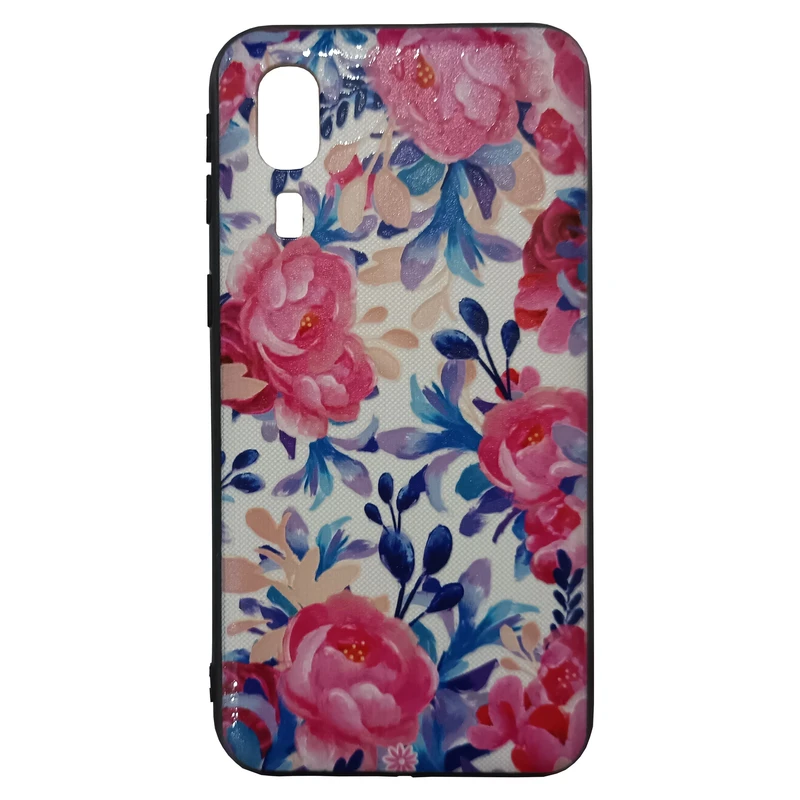 کاور طرح گل صورتی مناسب برای گوشی موبایل سامسونگ Galaxy A2 Core