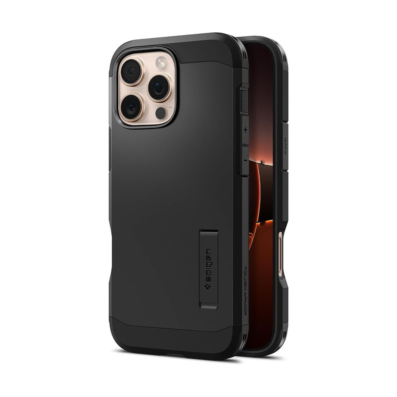 کاور اسپیگن مدل TOUGH ARMOR AI KickStand MagSafe مناسب برای گوشی موبایل اپل iPhone 16 Pro