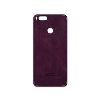 برچسب پوششی ماهوت مدل Red Violet Buffalo Leather مناسب برای گوشی موبایل شیائومی Mi 5X