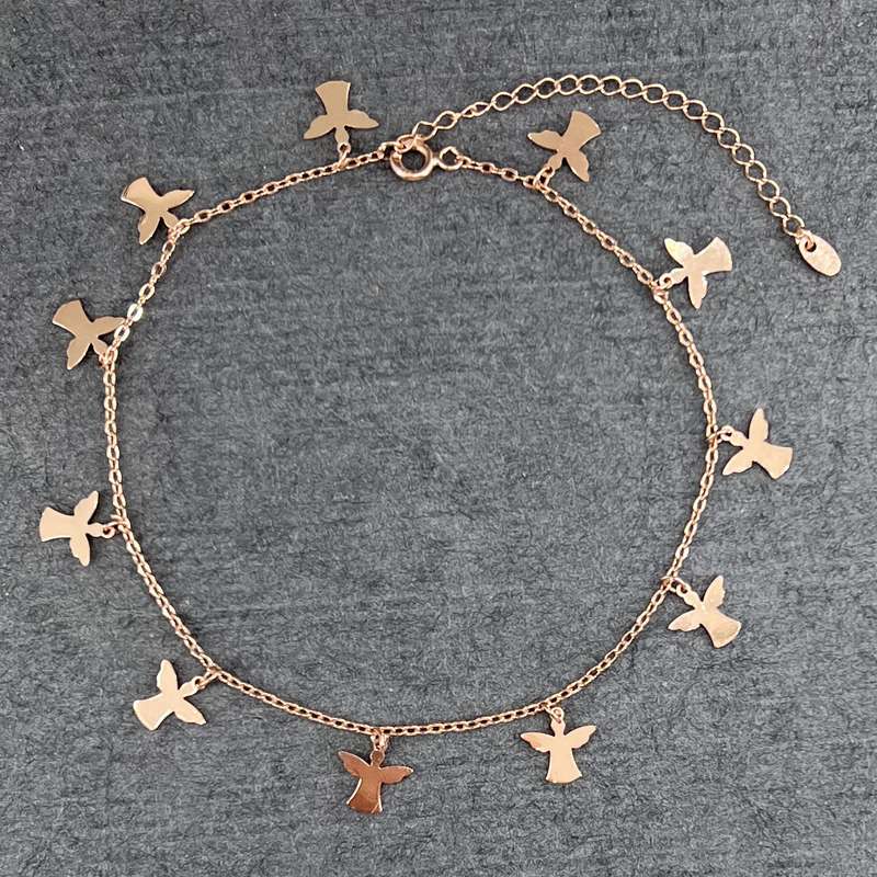 پابند نقره زنانه گیرا مدل 574