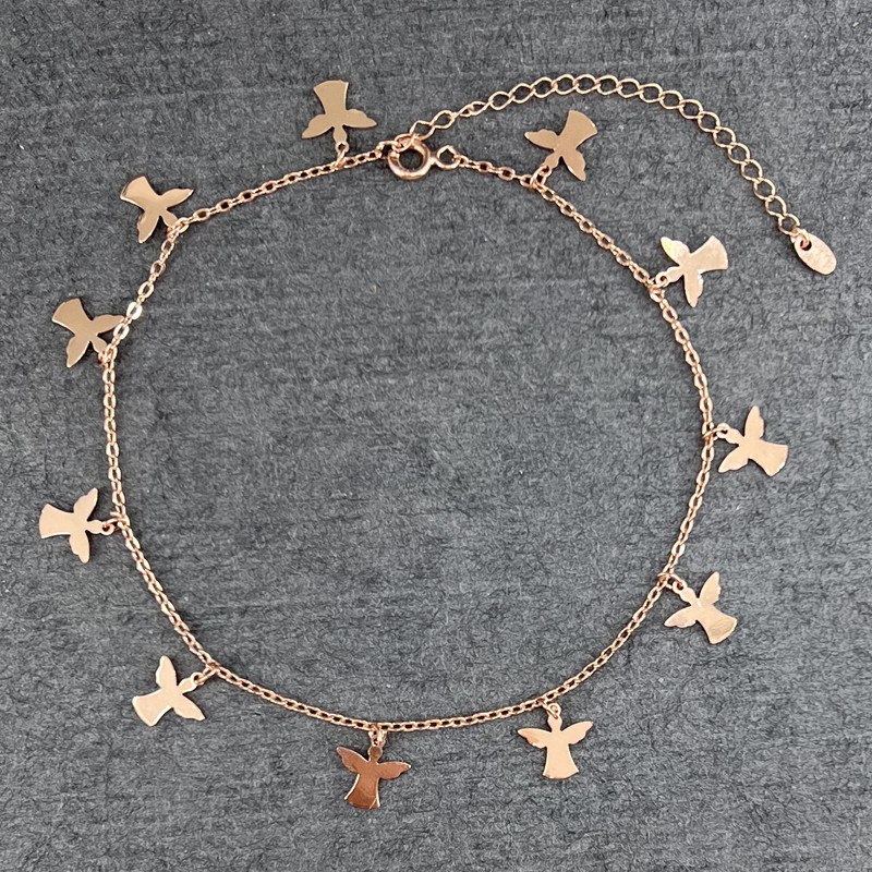 پابند نقره زنانه گیرا مدل 574