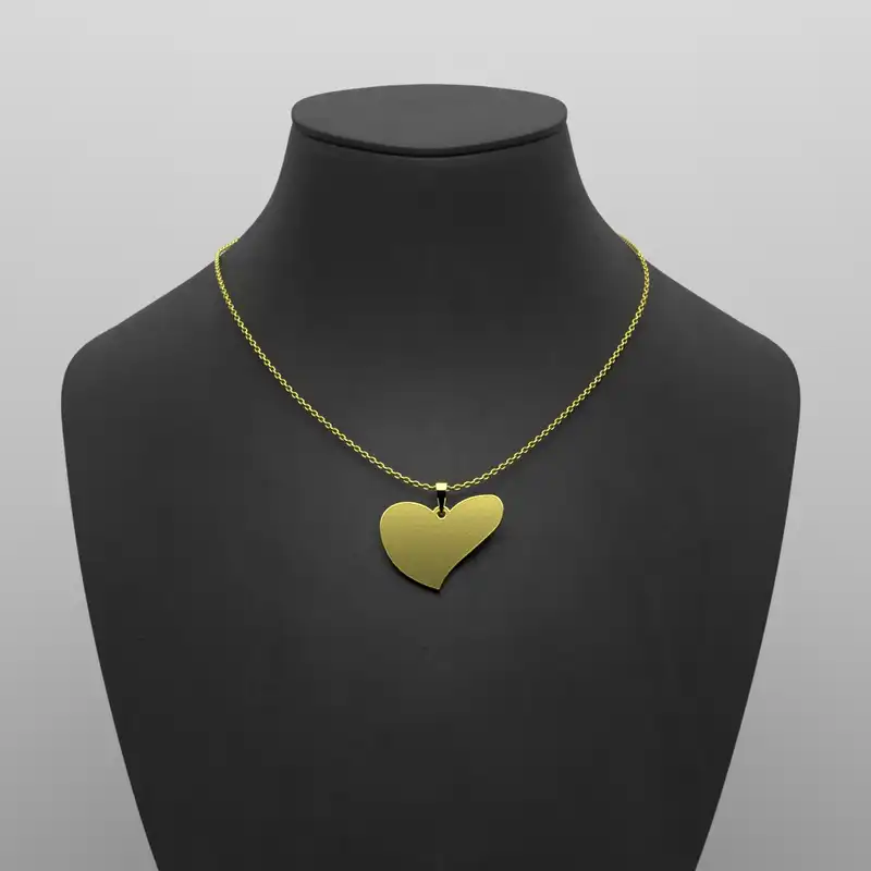 گردنبند طلا 18 عیار زنانه مدوپد مدل گل کد CA10864
