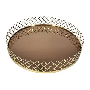 سینی طرح آینه ای مدل کاج