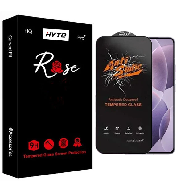 محافظ صفحه نمایش هیتو مدل Rose Antistatic Touch مناسب برای گوشی موبایل شیائومی Redmi Note 13 Pro 5G / Poco X6 / X6 Pro / F6 / K70 / K70 Pro / K70E
