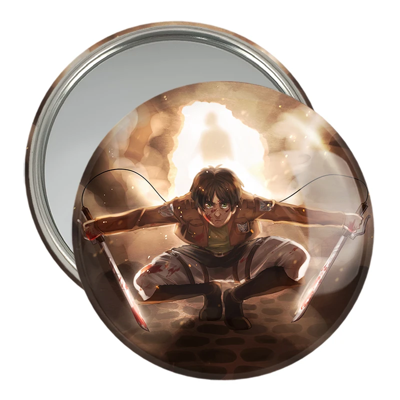 آینه جیبی خندالو مدل ارن یگر انیمه اتک آن تایتان Attack on Titan کد 18543