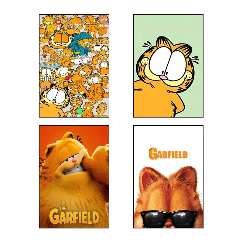 تابلو شاسي کارنيکا طرح گارفیلد garfild کد 32182 مجموعه 4 عددی