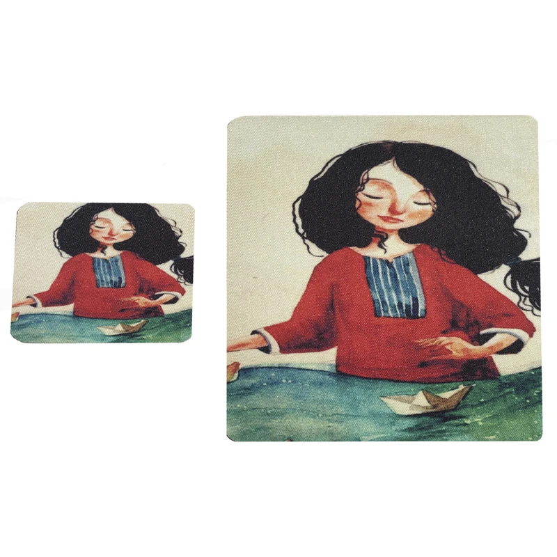 ماوس پد مدل قایق به همراه  زیر لیوانی