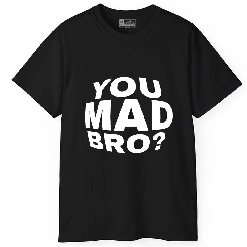 تی‌شرت آستین کوتاه مردانه پاد آفرین مدل نوشته انگلیسی کد 003