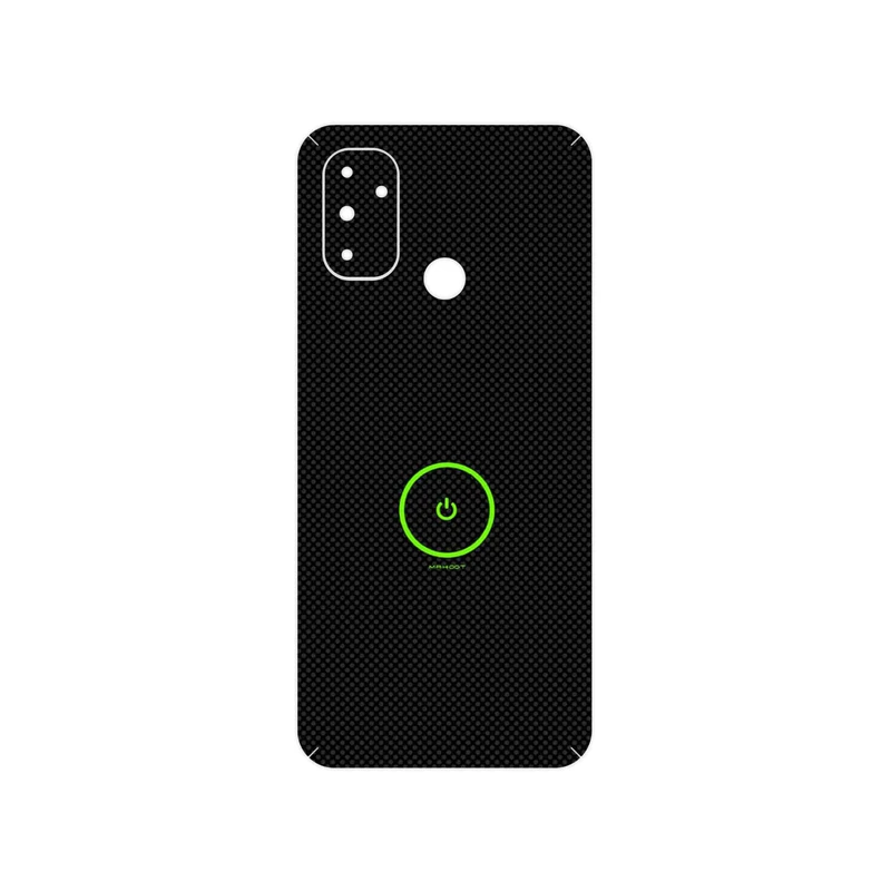 برچسب پوششی ماهوت مدل Minimal Power Button مناسب برای گوشی موبایل وان پلاس Nord N100
