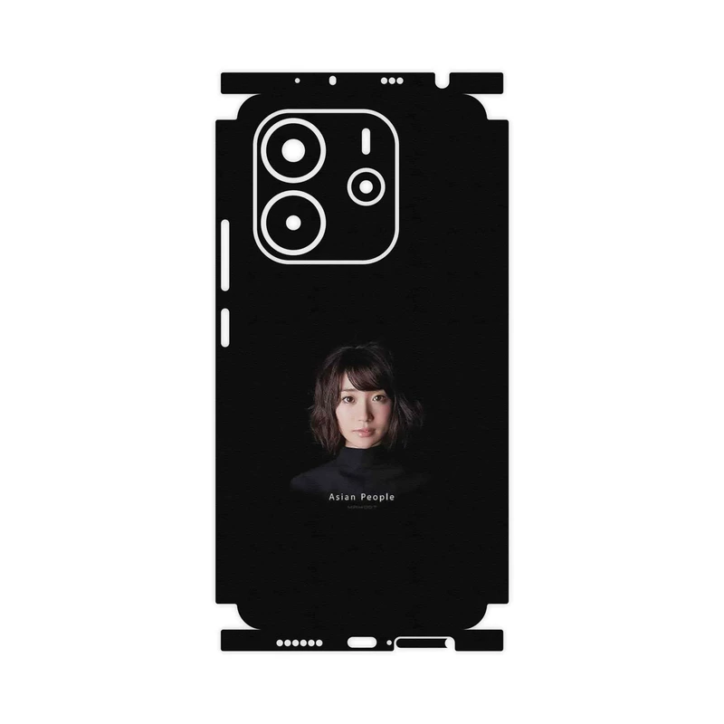 برچسب پوششی ماهوت مدل Portrait of an Asian Woman-FullSkin مناسب برای گوشی موبایل شیائومی Redmi Note 14 4G
