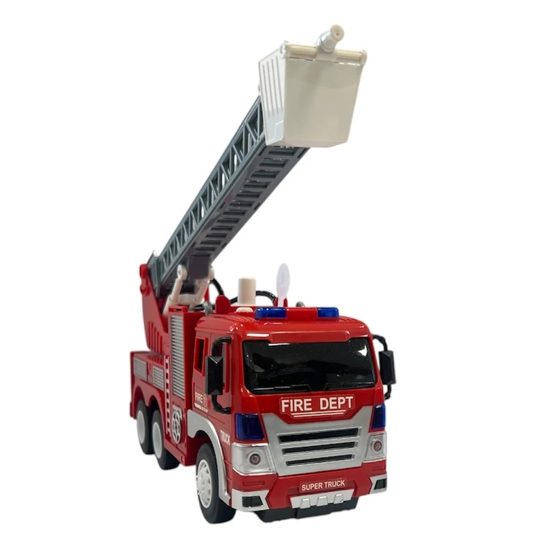 ماشین بازی کنترلی مدل آتش نشانی آب پاش آژیردار