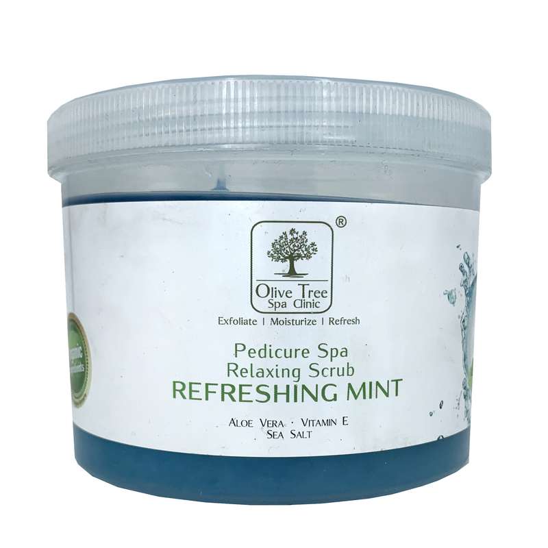 اسکراب لایه بردار پا اولیو تری مدل نعنا وزن 500 گرم اسکراب لایه بردار پا اولیو تری مدل نعنا وزن 500 گرم