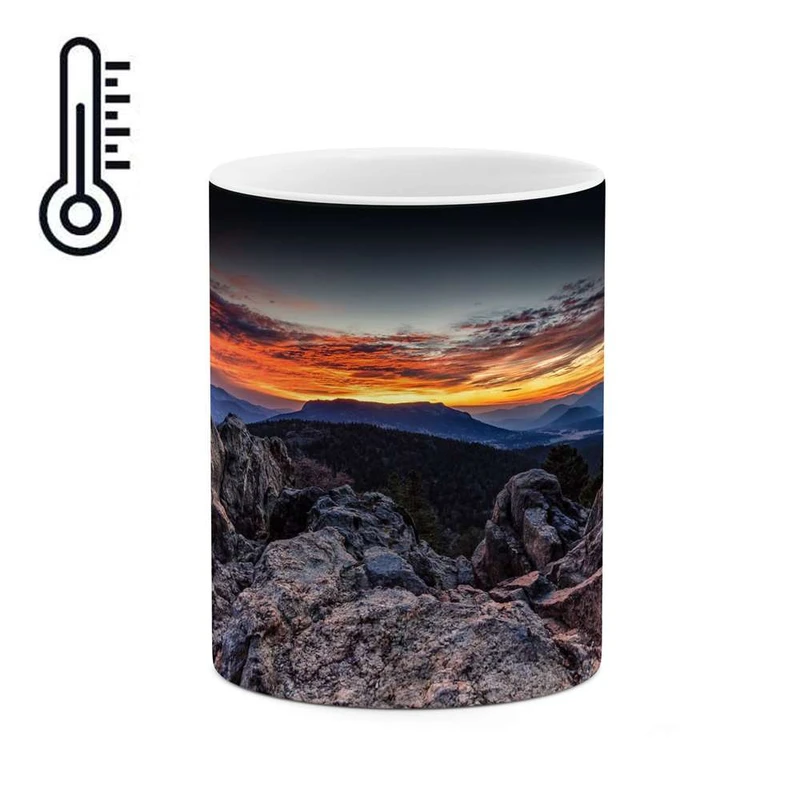 ماگ حرارتی کاکتی مدل منظره کد mgh13172