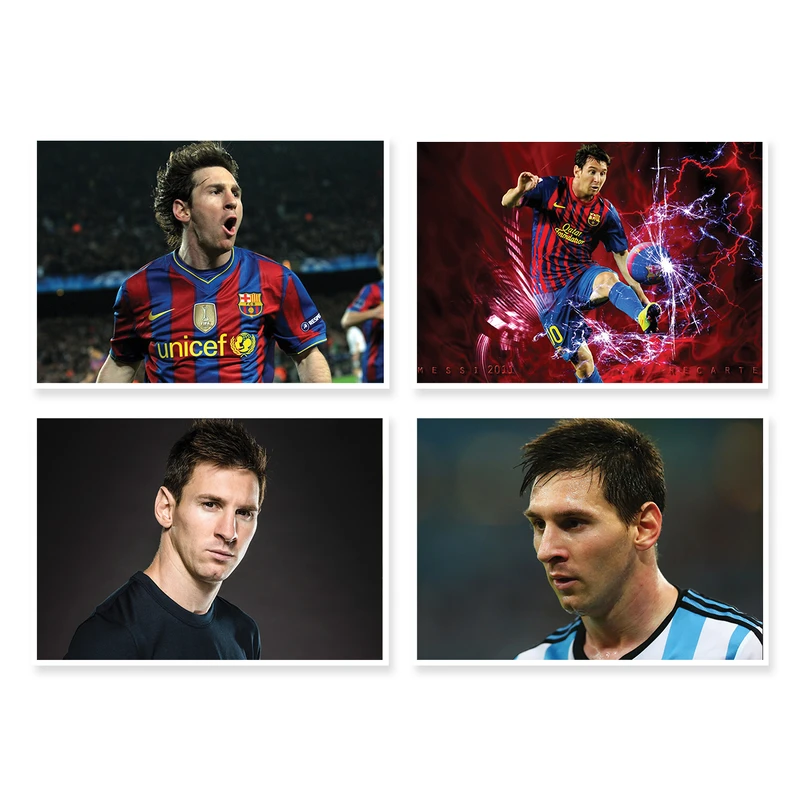 پوستر طرح Messi کد A-1731 مجموعه 4 عددی