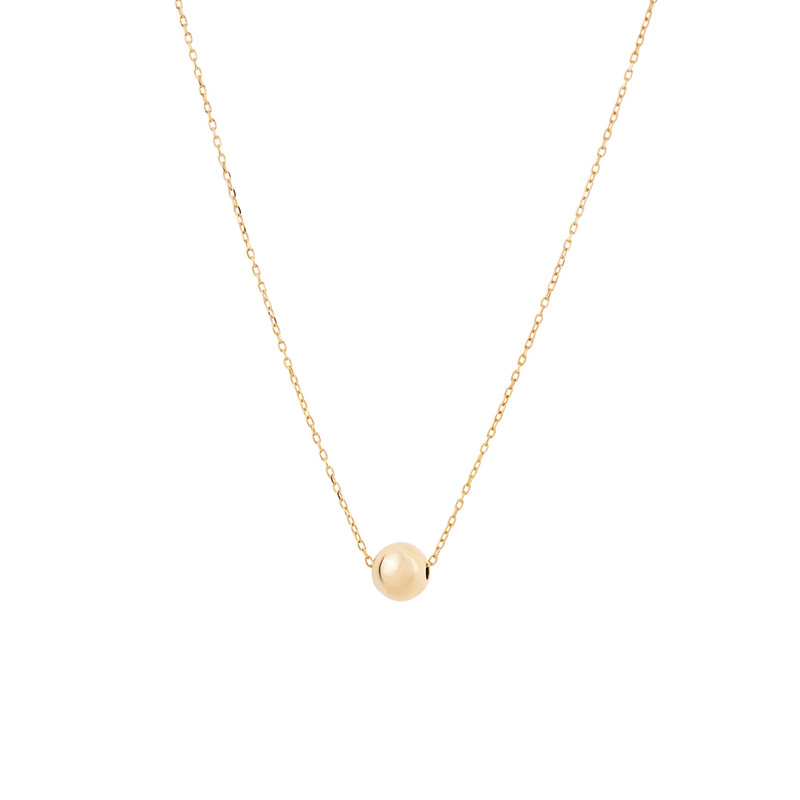 گردنبند طلا 18 عیار زنانه گالری شیدا مجد مدل گوی 8