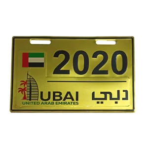 پلاک موتور سیکلت مدل Dub2020-GLD