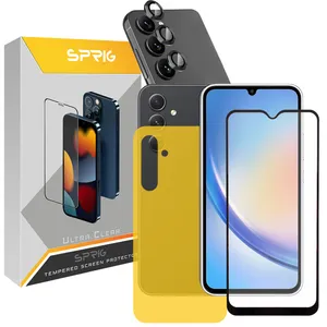 Sprig Ring-BK-FU camera lens protector for Samsung Galaxy A14 4G / A14 5G with Back protector and screen protector