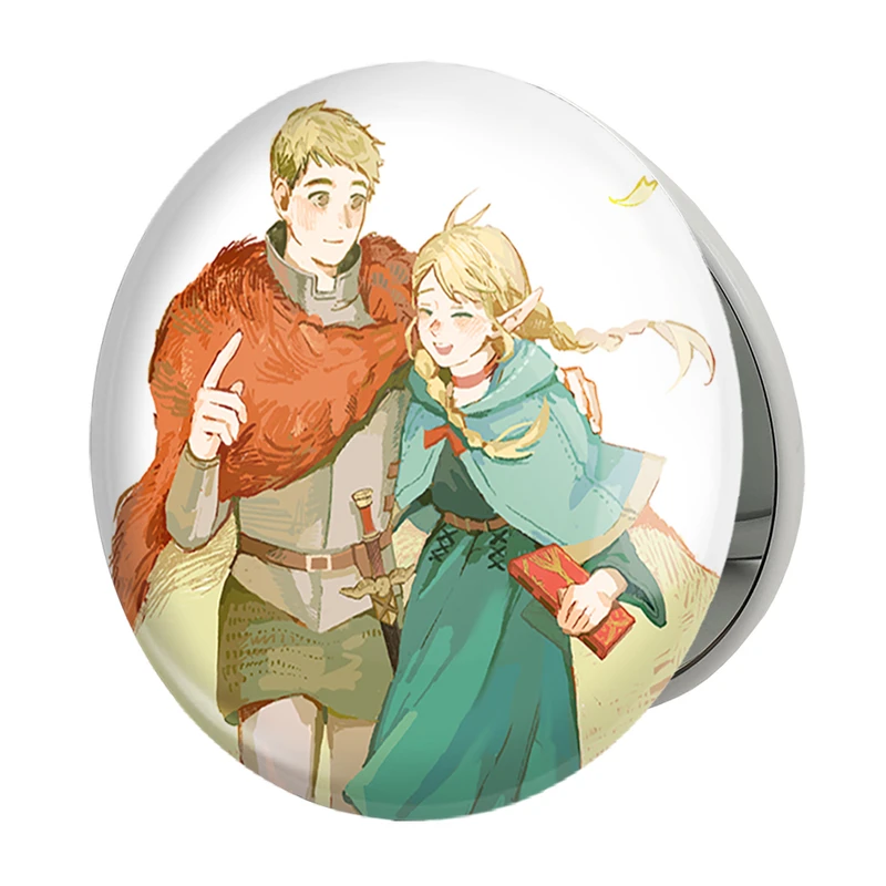 آینه جیبی خندالو طرح مارسیل و لایوس انیمه خوشمزه در سیاه چال مدل تاشو کد 35911