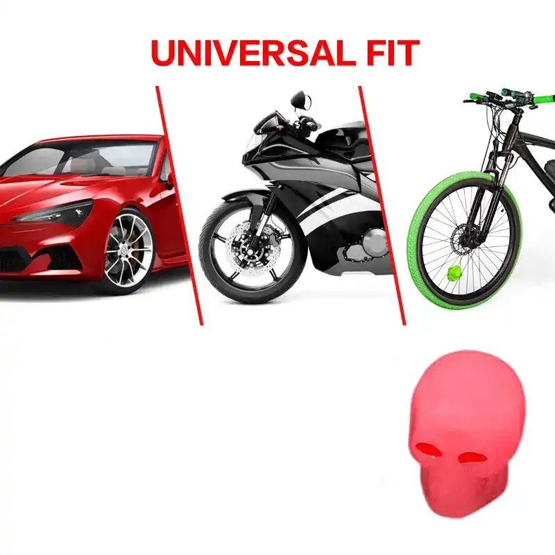 سر والف لاستیک مدل SKULL-RD بسته 4 عددی