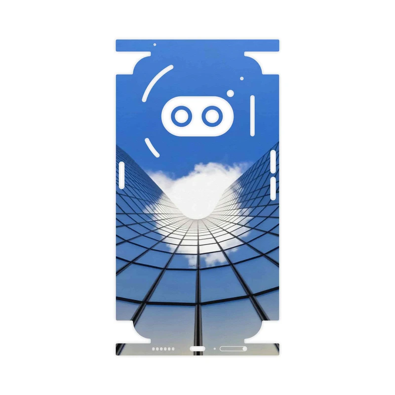 برچسب پوششی ماهوت مدل Glass skyscraper-FullSkin مناسب برای گوشی موبایل ناتینگ فون 2a