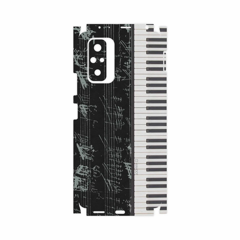 برچسب پوششی ماهوت مدل Piano-Instrument-FullSkin مناسب برای گوشی موبایل شیائومی Redmi Note 10 Pro Max