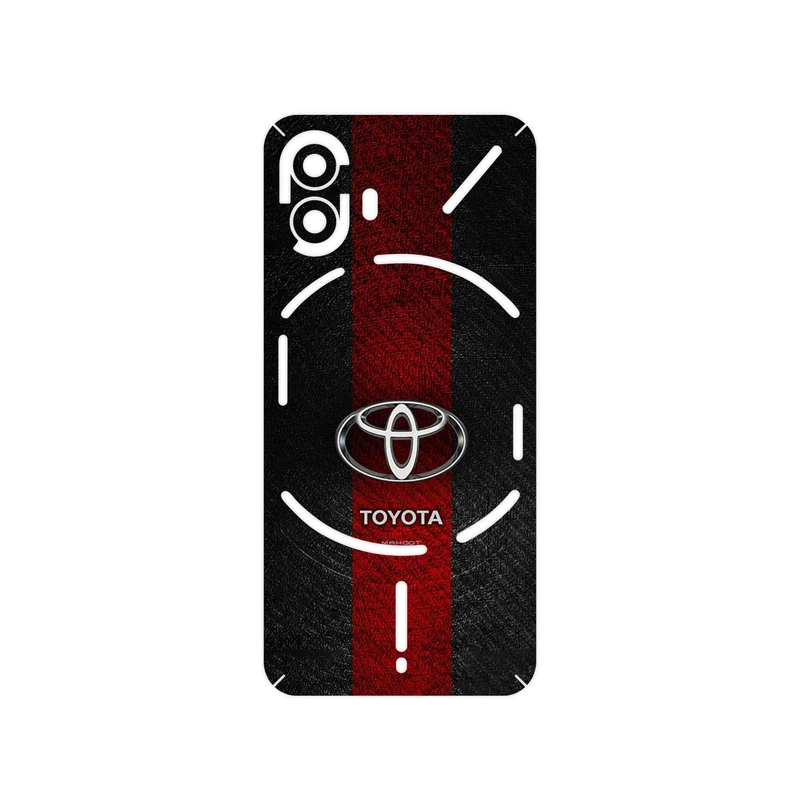 برچسب پوششی ماهوت مدل TOYOTA_Logo مناسب برای گوشی موبایل ناتینگ Phone 2