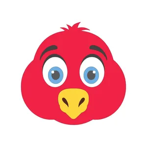 استیکر چوبی کودک مدل جوجه خروس کد 001