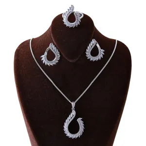  نیم ست نقره زنانه بازرگانی میلادی کد NTR_114 