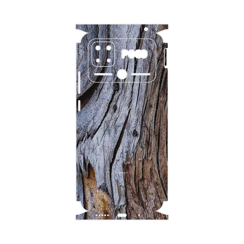 برچسب پوششی ماهوت مدل Wood Texture 7-FullSkin مناسب برای گوشی موبایل شیائومی Poco C40