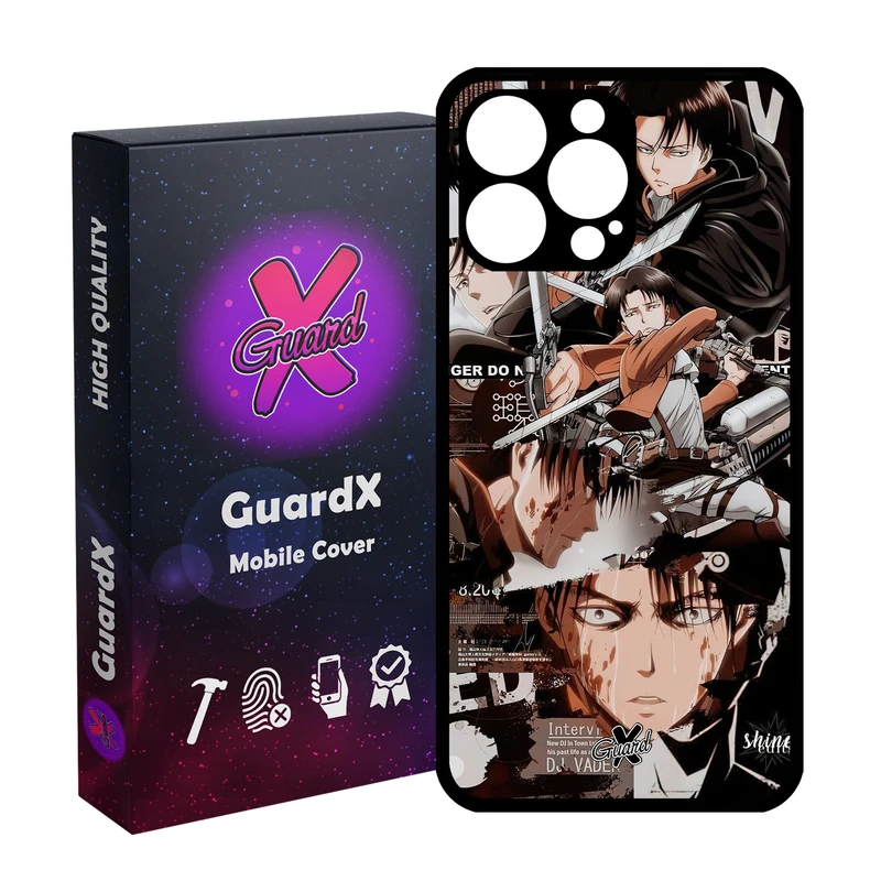 کاور گارد ایکس طرح لیوای انیمه مدل Glass10486 مناسب برای گوشی موبایل اپل iPhone 14 Pro Max