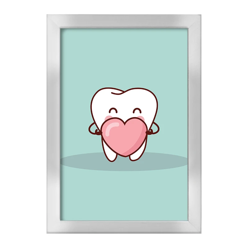 تابلو خندالو طرح دندان و دندان پزشکی کودکانه کد 36769
