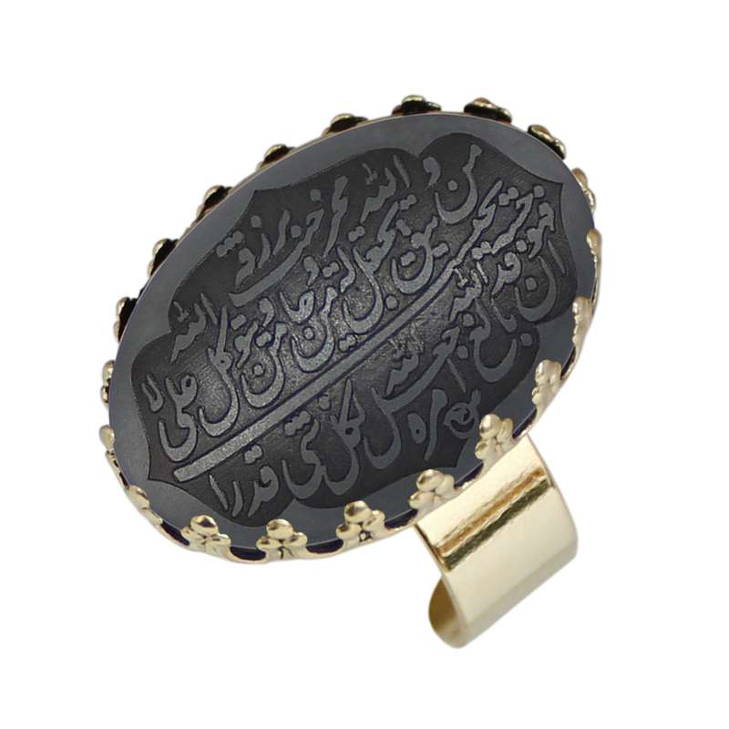 انگشتر زنانه مدل حدید ومن یتق الله کد 1787
