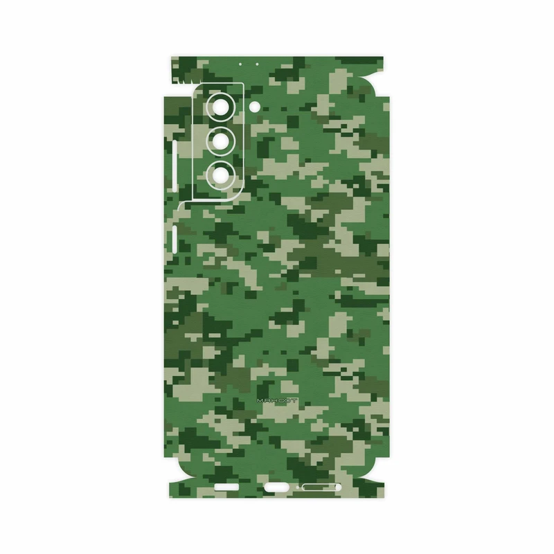 برچسب پوششی ماهوت مدل Army-Green-Pixel-FullSkin مناسب برای گوشی موبایل سامسونگ Galaxy S21 5G