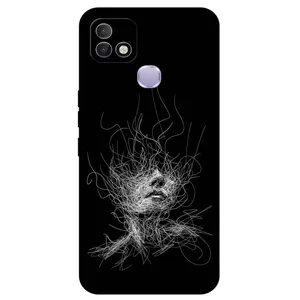 Megafone Face Sketch 7423 Cover For Infinix Hot 10i