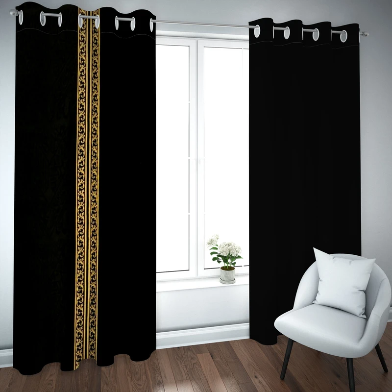 پرده مدل چاپی هازان سایز 300×150 سانتی متر 