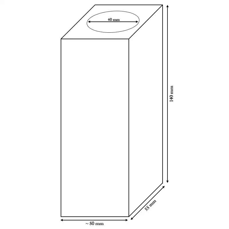 جاشمعی چوبی مدل J302