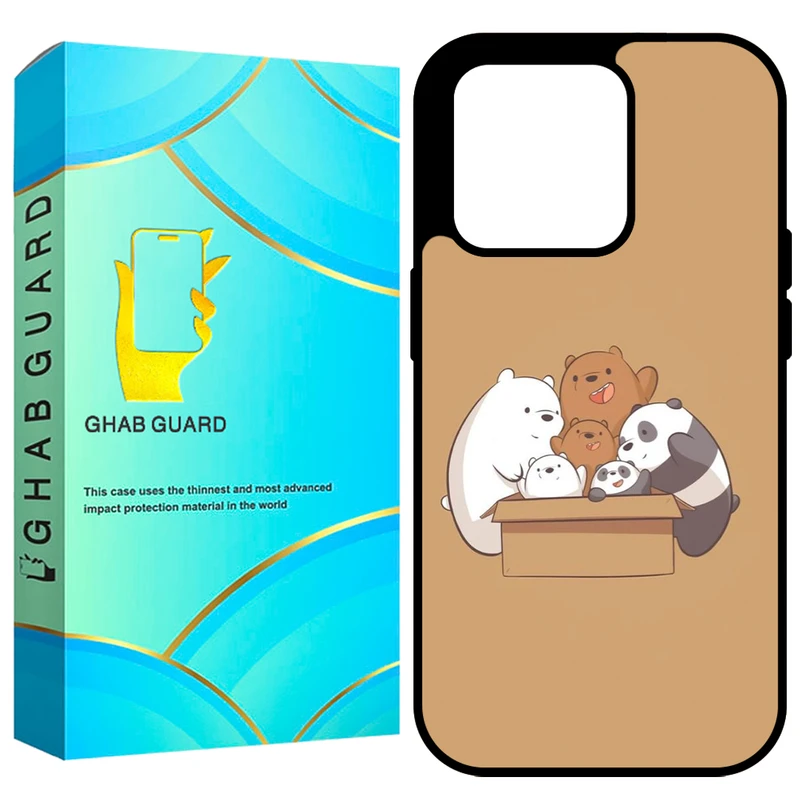 کاور قاب گارد طرح خرسی مدل GCHP12PM مناسب برای گوشی موبایل اپل iPhone 12 Pro Max