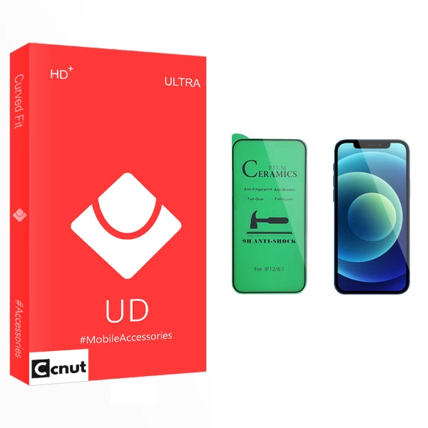 محافظ صفحه نمایش سرامیکی کوکونات مدل UD Glass مناسب برای گوشی موبایل اپل iPhone 12 Pro