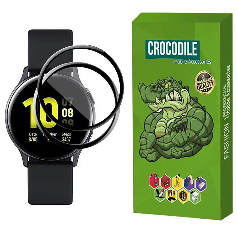 محافظ صفحه نمایش کروکودیل مدل C-PWM مناسب برای ساعت هوشمند سامسونگ Samsung Active 2 40mm بسته 2 عددی
